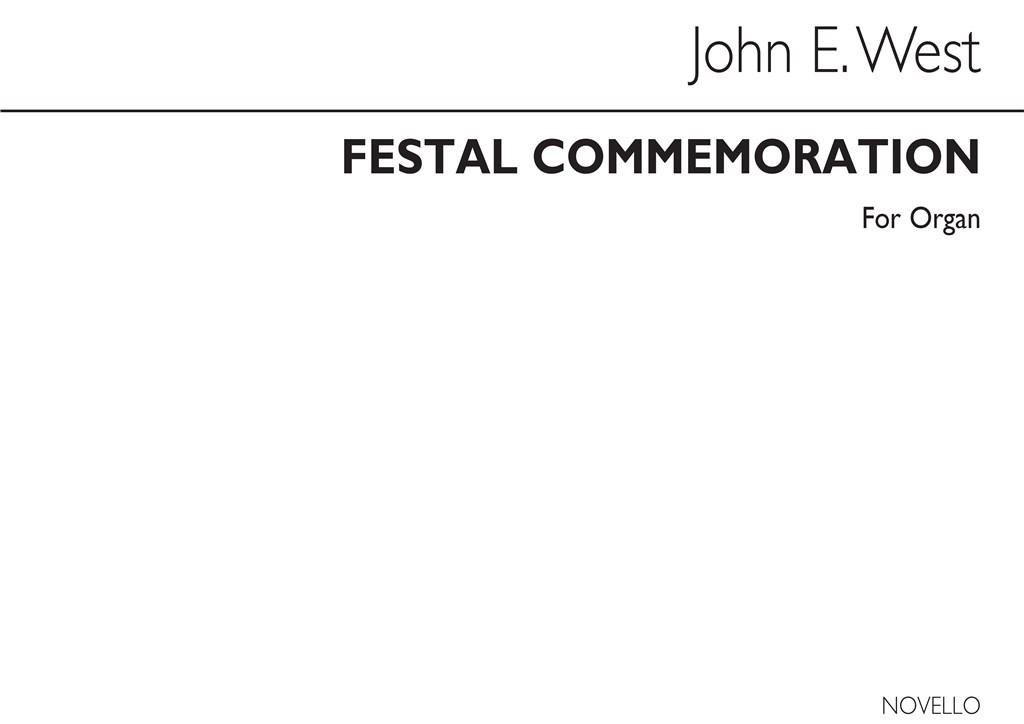 Festal Commemoration - Organ